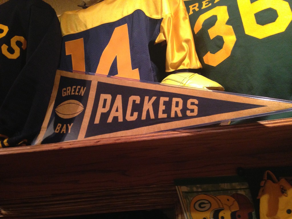 Lot Detail - Circa 1950 Green Bay Packers football pennant 27